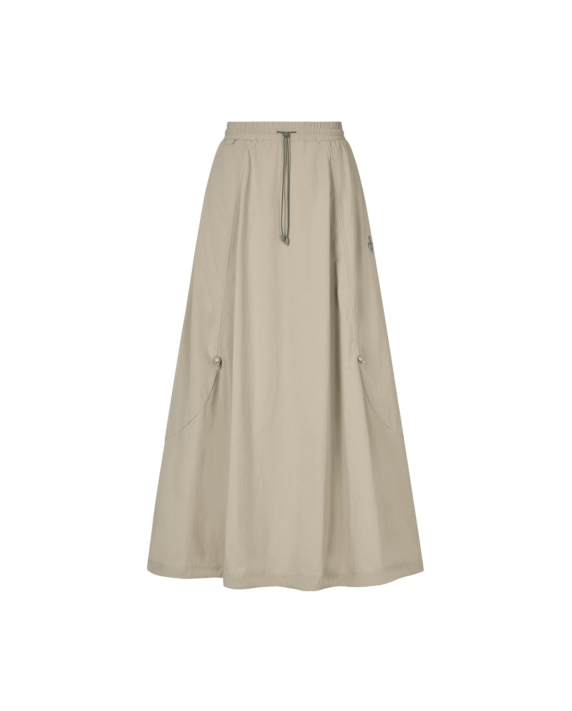 1913047-051 | WOMEN'S IRIS LOGO MIDI SKIRT | CROCKERY