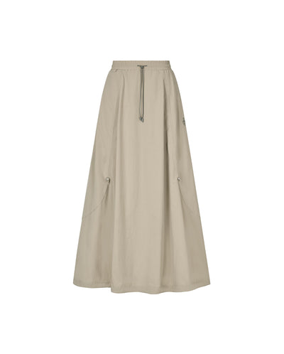 1913047-051 | WOMEN'S IRIS LOGO MIDI SKIRT | CROCKERY