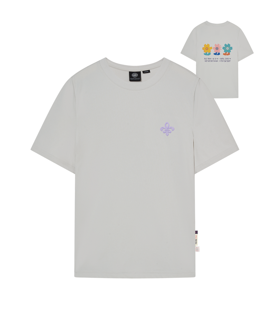 1913597-149 | WOMEN'S IRIS LOGO T-SHIRT | DAWM BU/GY