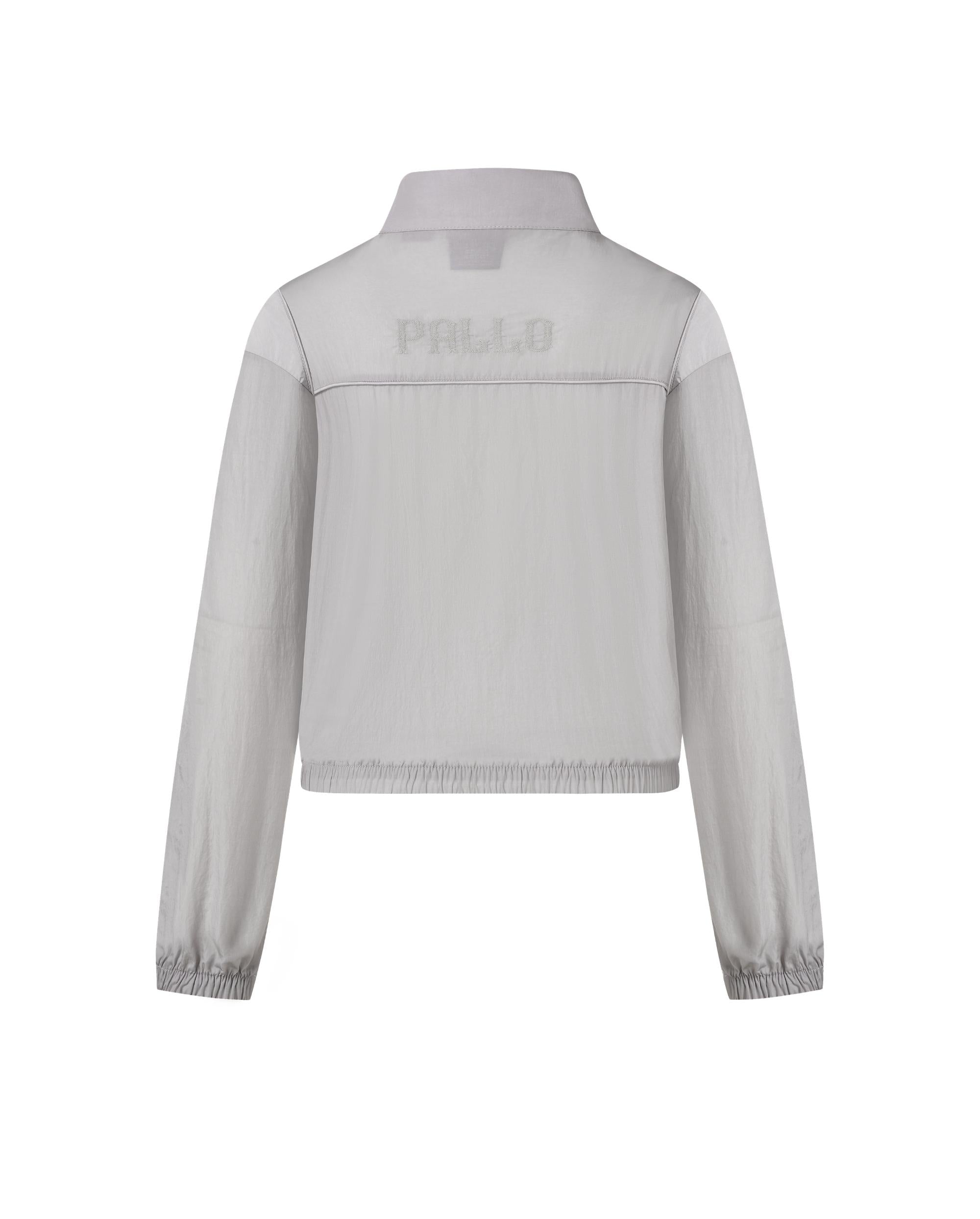1913612-033 | WOMEN'S LOOSE FIT CROPPED SIDE STRIPES JACKET | DRIZZLE