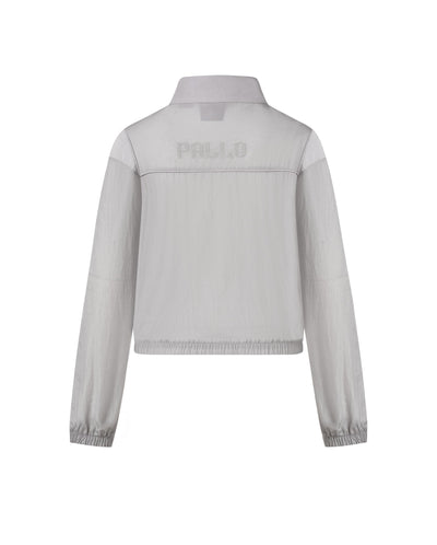 1913612-033 | WOMEN'S LOOSE FIT CROPPED SIDE STRIPES JACKET | DRIZZLE