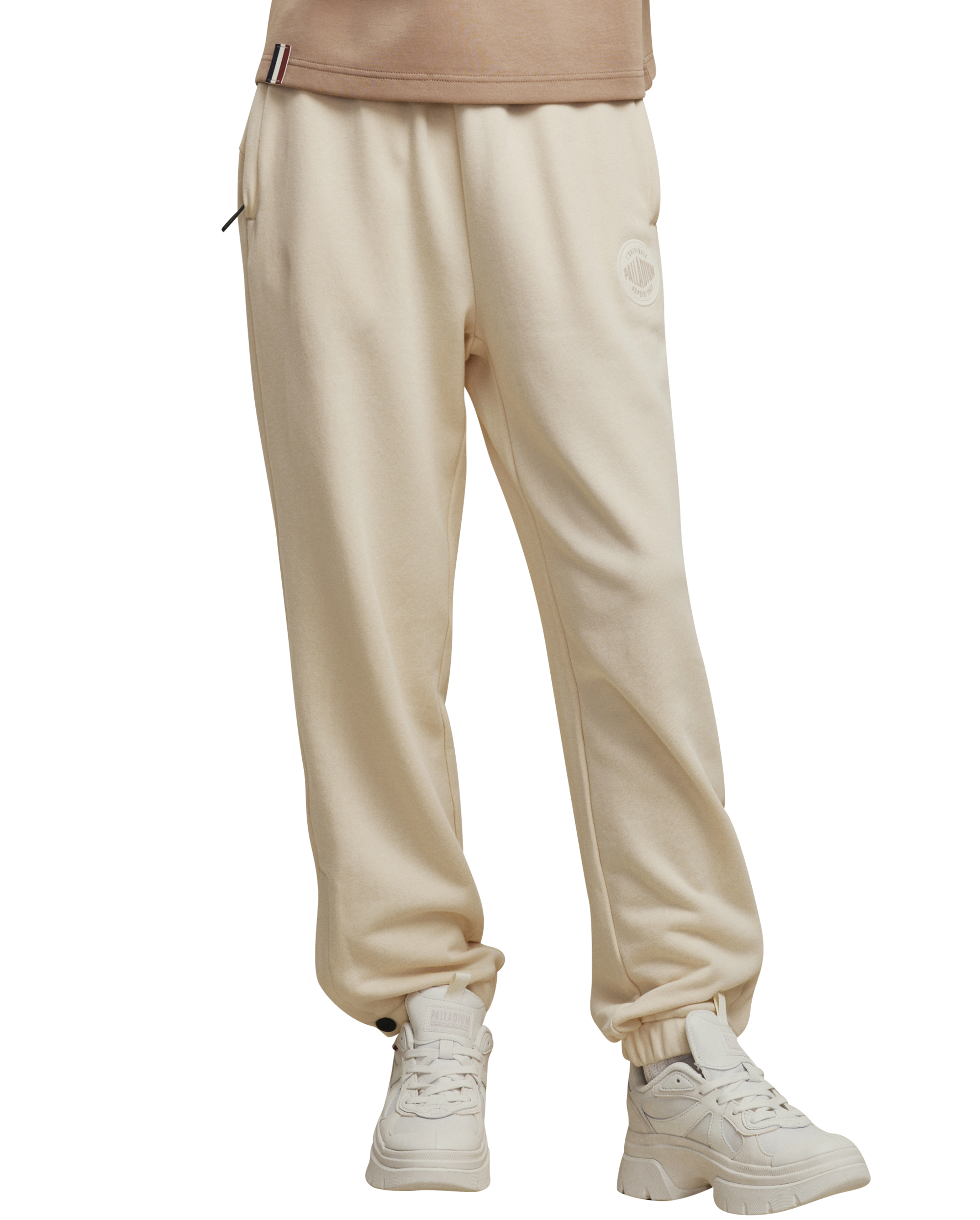 197815-295 | WOMEN'S PALLADIUM LOGO COTTON JOGGER PANTS | BIRCH