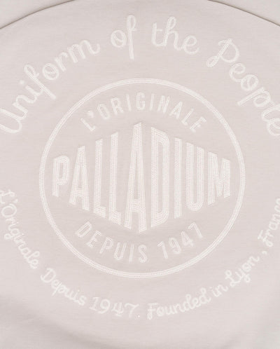 197825-019 | WOMEN'S PALLADIUM LOGO DROPPED SHOULDERS SWEATSHIR | PUMICE STONE