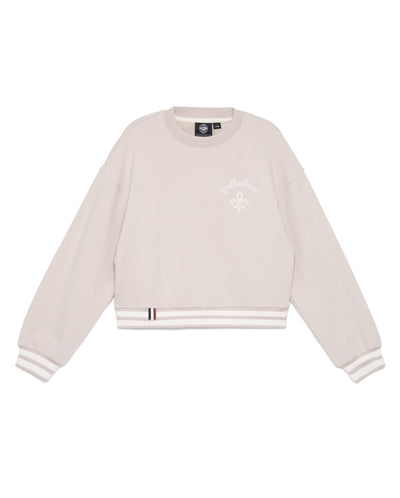 197825-019 | WOMEN'S PALLADIUM LOGO DROPPED SHOULDERS SWEATSHIR | PUMICE STONE