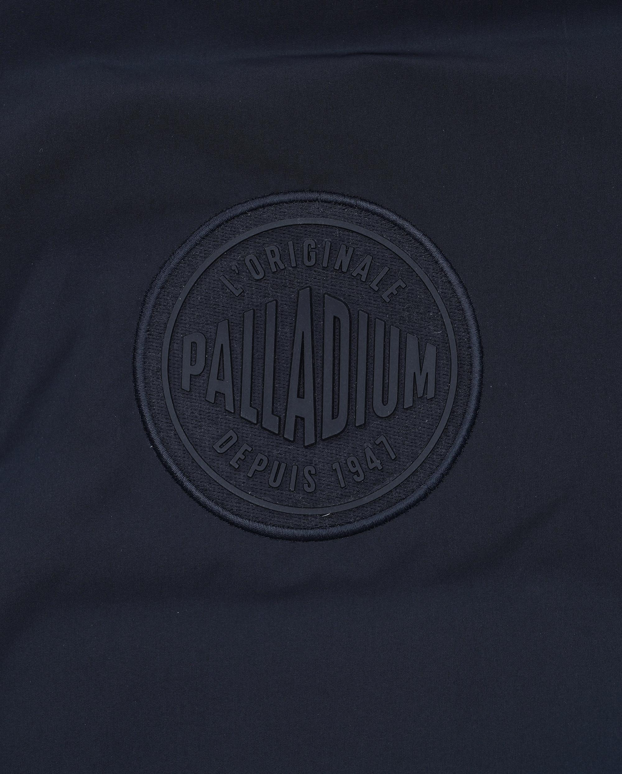 198969-032 | WOMEN'S PALLADIUM LOGO DOWN JACKET | LEAD BLACK