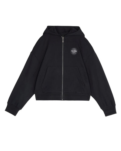199756-032 | WOMEN'S LOGO DROPPED SHOULDERS HOODED JACKET | TAP SHOE
