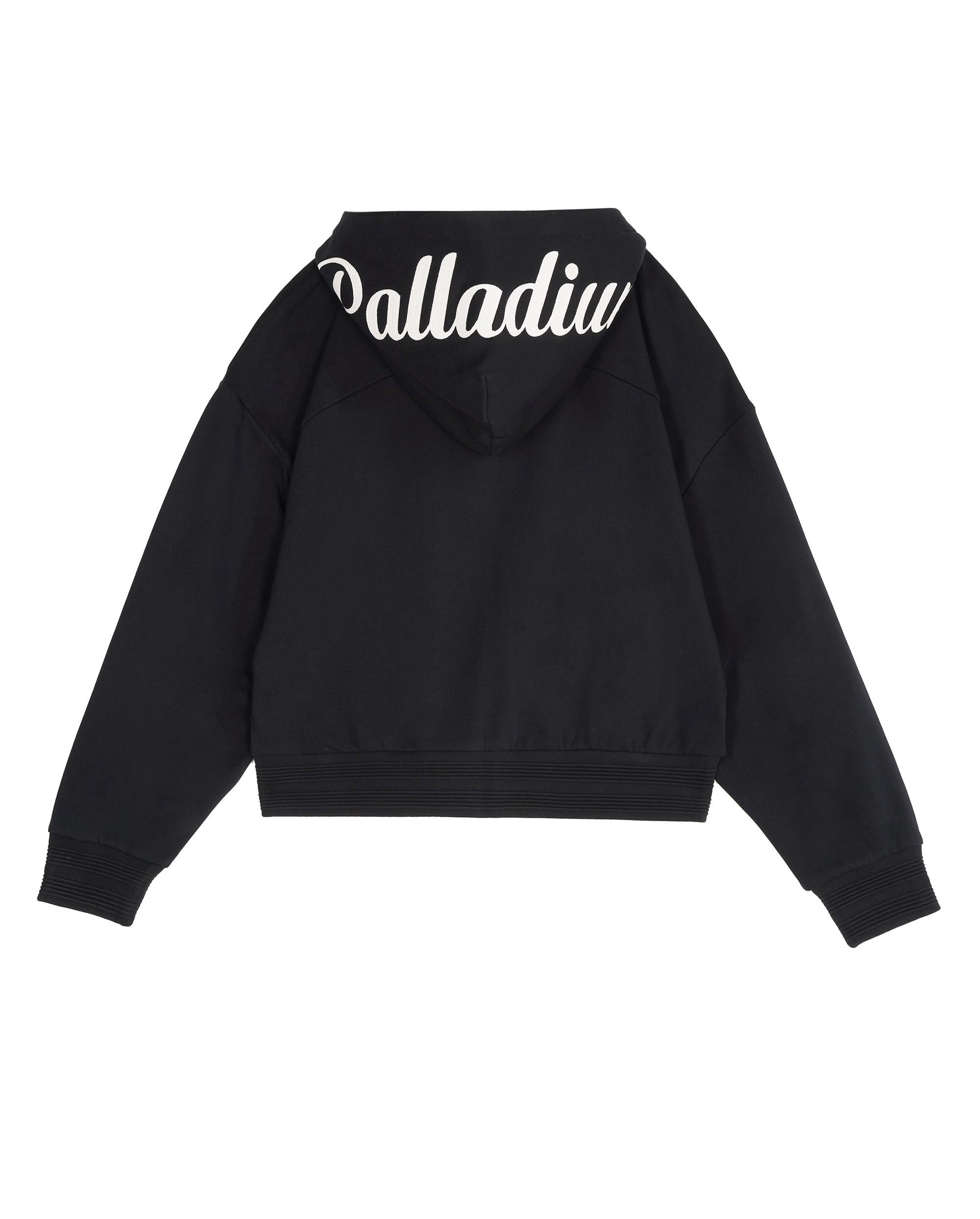 199756-032 | WOMEN'S LOGO DROPPED SHOULDERS HOODED JACKET | TAP SHOE