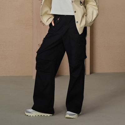 199786-032 | WOMEN'S PALLADIUM LOGO CARGO WIDE-LEG PANTS | TAP SHOE