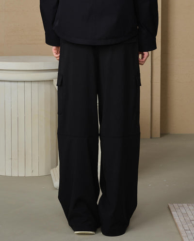 199811-032 | WOMEN'S PALLADIUM LOGO WIDE-LEG CARGO PANTS | TAP SHOE