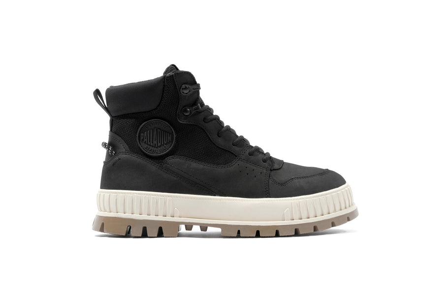 74352-008-M | UNISEX PALLASHOCK WPN ZIP HIGH-TOP SHOES BOOTS | BLACK