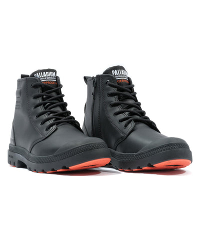 74382-008-M | UNISEX PAMPA LITE+ LTH WP+ HIGH-TOP SHOES SNEAKERS | BLACK