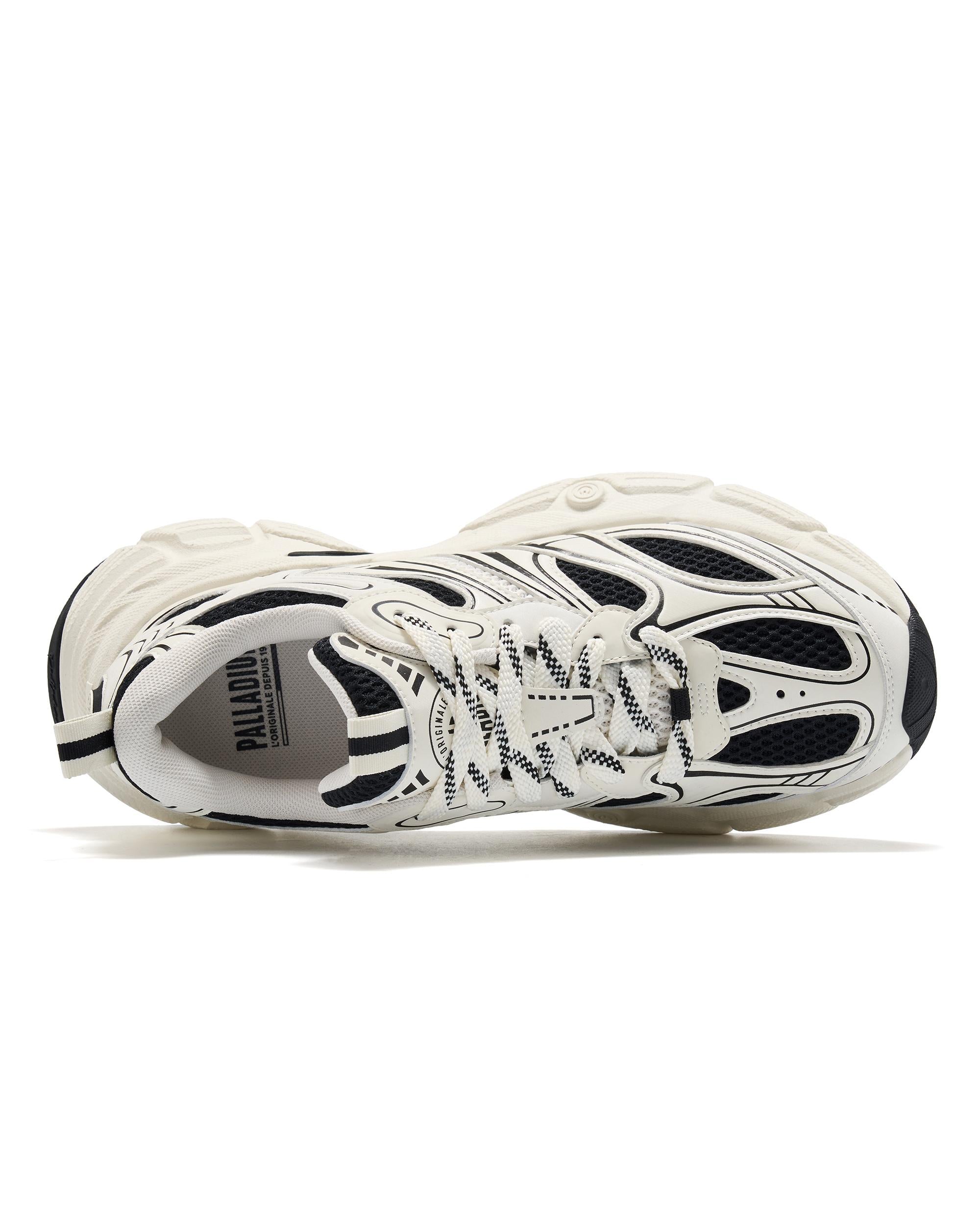 94577-019-M | WOMEN'S PALLAEIFFEL SNEAKERS | BK/SL/WT/BK
