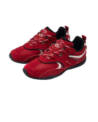 94911-603-M | WOMEN'S PALLARACE SUEDE SNEAKERS | RED/BLACK