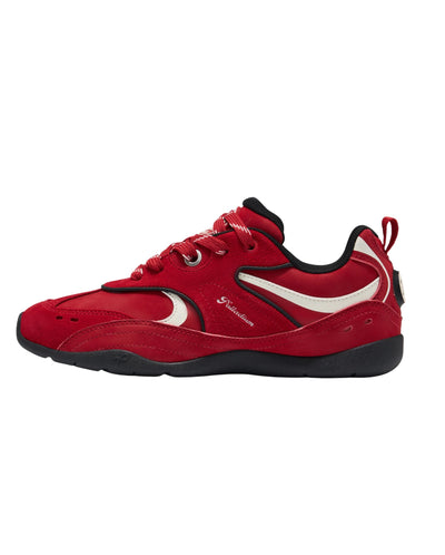 94911-603-M | WOMEN'S PALLARACE SUEDE SNEAKERS | RED/BLACK