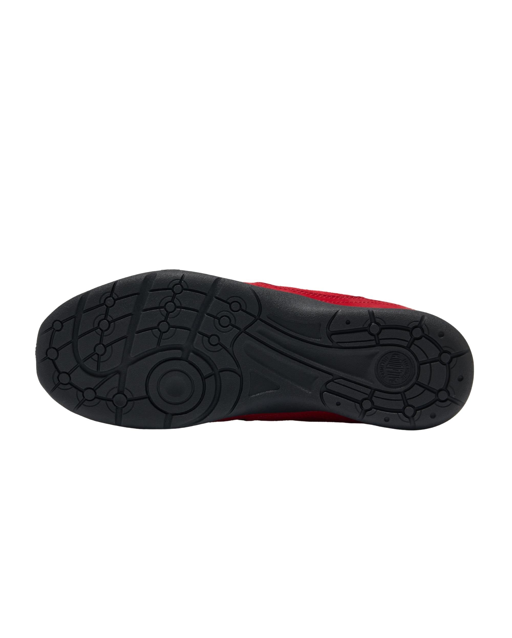 94911-603-M | WOMEN'S PALLARACE SUEDE SNEAKERS | RED/BLACK