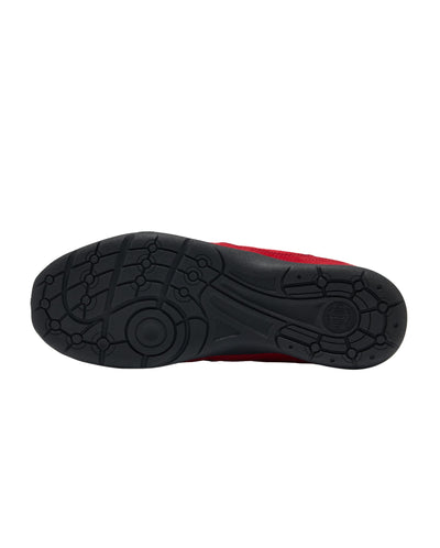 94911-603-M | WOMEN'S PALLARACE SUEDE SNEAKERS | RED/BLACK