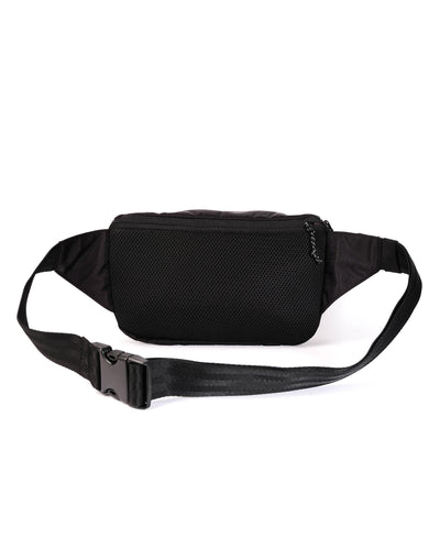 BG655-008 | PALLADIUM LOGO WATER REPELLENT WAIST BAG | BLACK