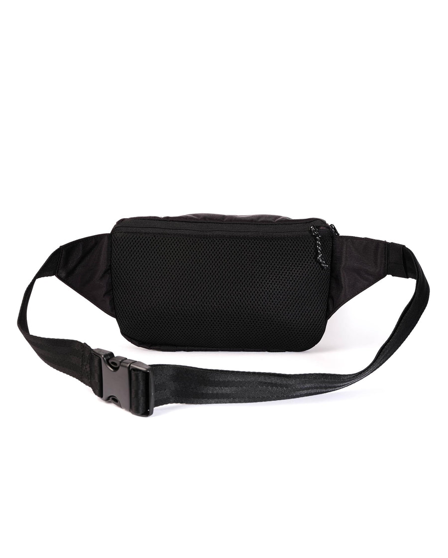 BG655-008 | PALLADIUM LOGO WATER REPELLENT WAIST BAG | BLACK
