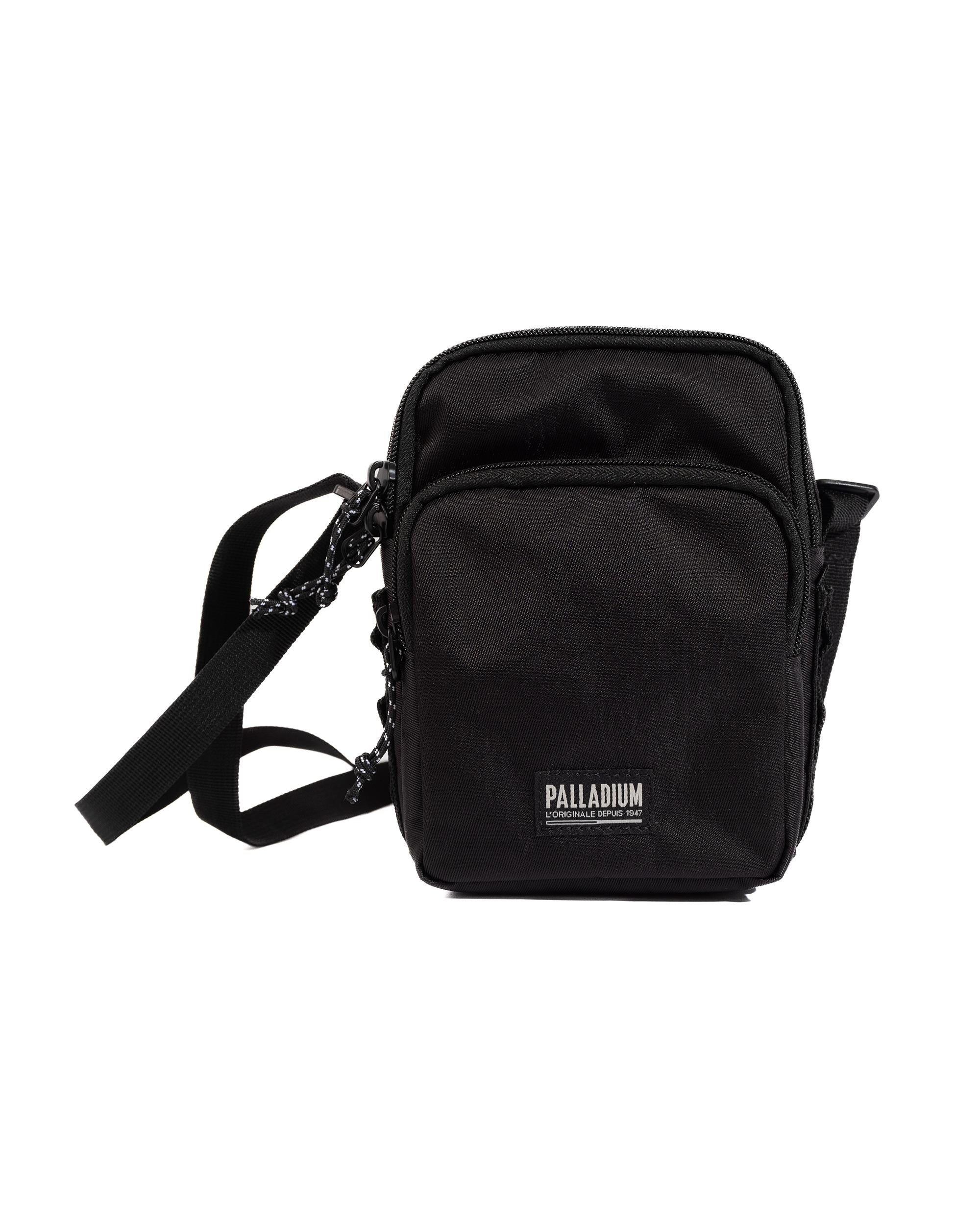BG656-008 | PALLADIUM LOGO WATER REPELLENT CROSSBODY BAG | BLACK
