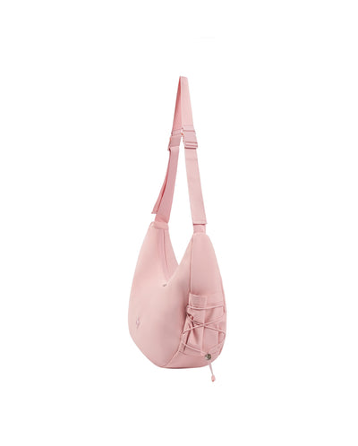 BG700-697 | IRIS LOGO WATER REPELLENT CROSSBODY BAG | CORAL BLUSH